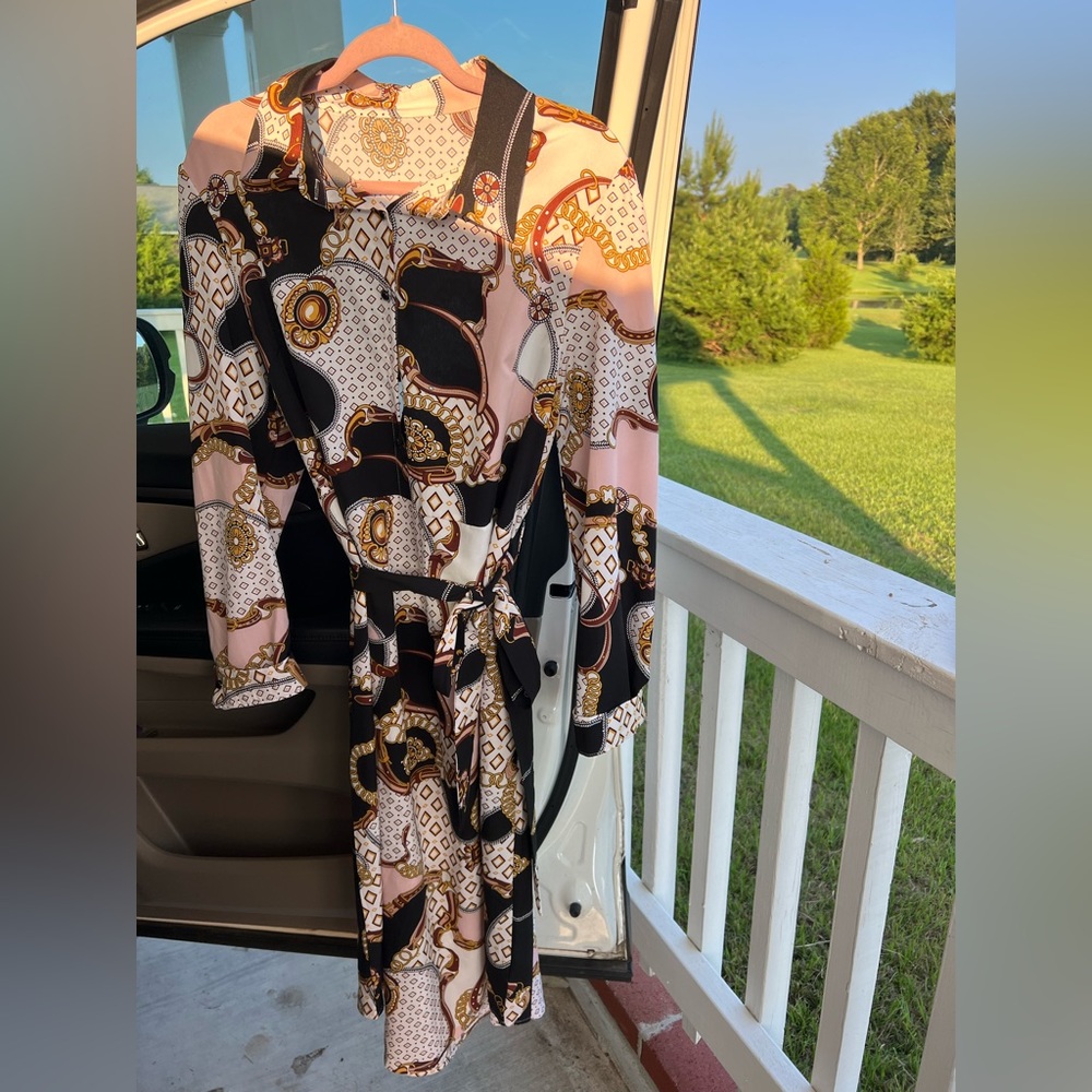 Shein shirt dress.